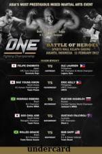Watch ONE FC 2 Battle of Heroes Undercard 123moviesFree