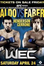 Watch WEC 48 Aldo vs Faber 123moviesFree