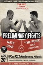 Watch UFC on Fox 7: Henderson vs. Melendez Preliminary Fights 123moviesFree