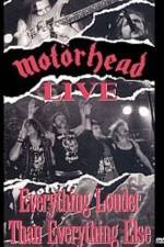Watch Motorhead: Everything Louder Than Everything Else 123moviesFree
