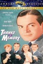 Watch Thanks for the Memory 123moviesFree