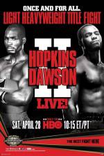 Watch Boxing Light Heavyweight Hopkins vs Dawson II 123moviesFree