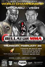 Watch Bellator 91 Christian M’Pumbu vs. Attila Vegh 123moviesFree
